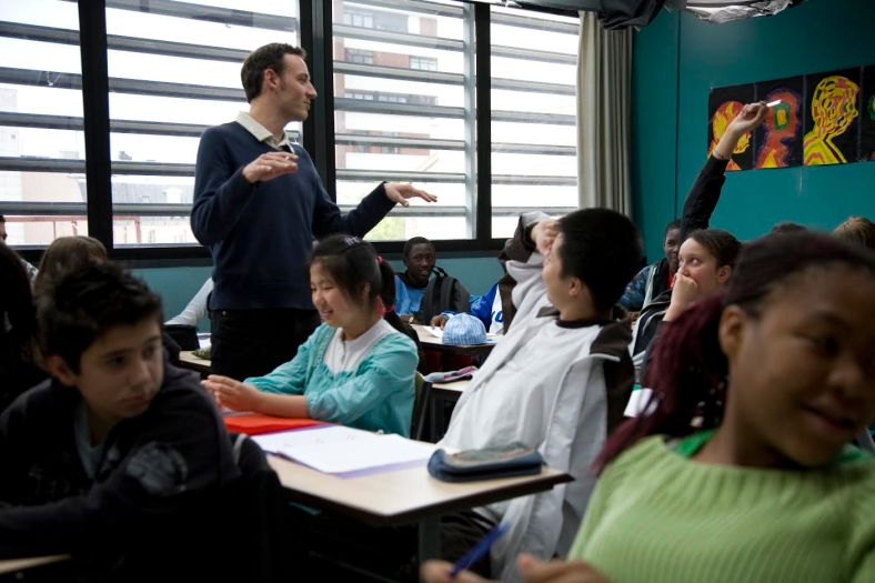 A still from the film The Class (2009)